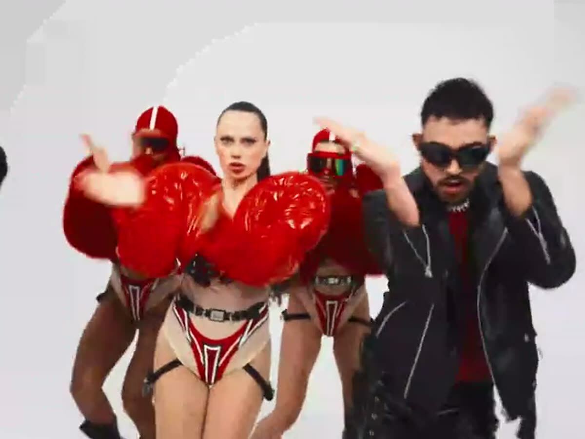 A frame from the No More Bias music video by Yarosa, shot at JL Studios